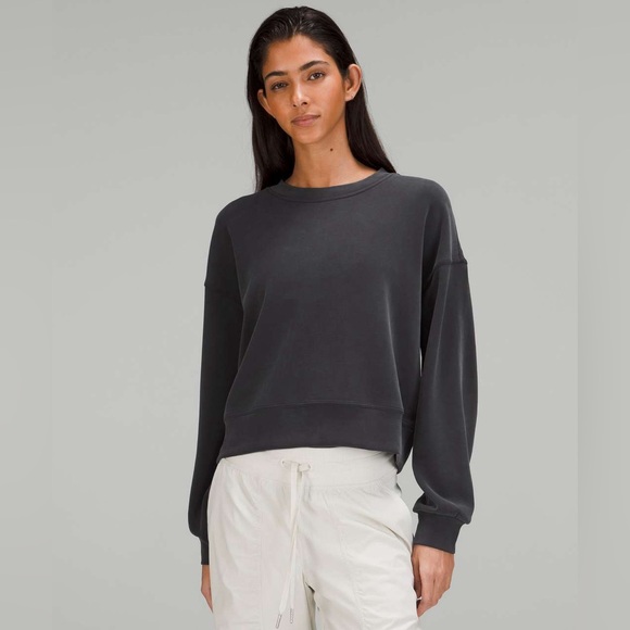 lululemon athletica Tops - Lululemon Softstreme Perfectly Oversized Cropped Crew